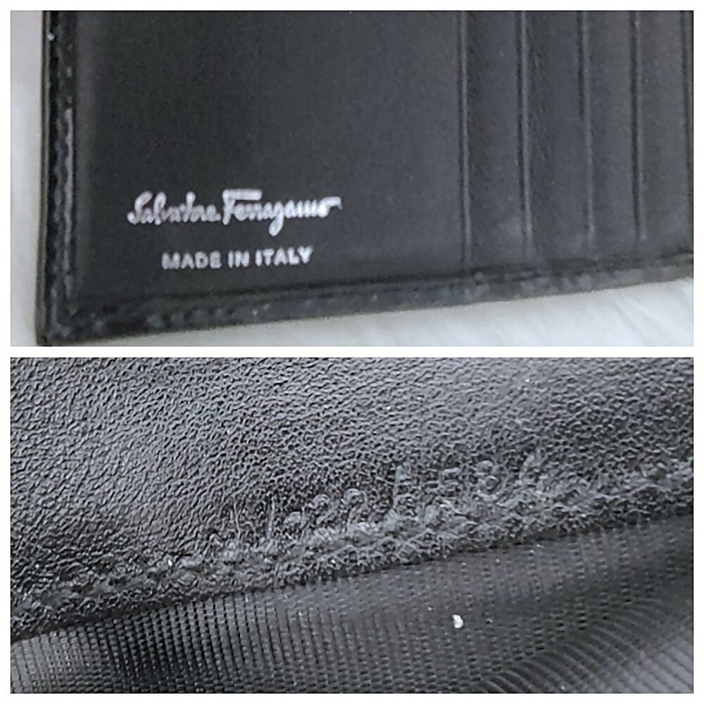 Salvatore Ferragamo patent leather Vara bow small wallet EUC - Picture 7 of 7